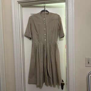 Vintage gingham 1950s dress.